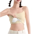 thumbnail image 4 of Pijama de manga corta para mujer, de verano, color liso, con tirantes y acolchado en el pecho, ropa interior sin mangas y pijama. Blusa de poliéster para mujer., 4 of 9