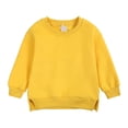 thumbnail image 4 of Gubotare Toddler Sweatshirts for Girls Girls Tops Kids Cute Long Sleeve T Shirts Fall Fashion Sweatshirts Tops 6 9 Months (Yellow,6-9 Months), 4 of 8