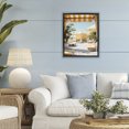 thumbnail image 3 of Stupell Industries Tropical Yellow Striped Beach Cabanas Black Floating Frame Canvas Art, 17 x 21, by Franklyn Gregory, 3 of 8