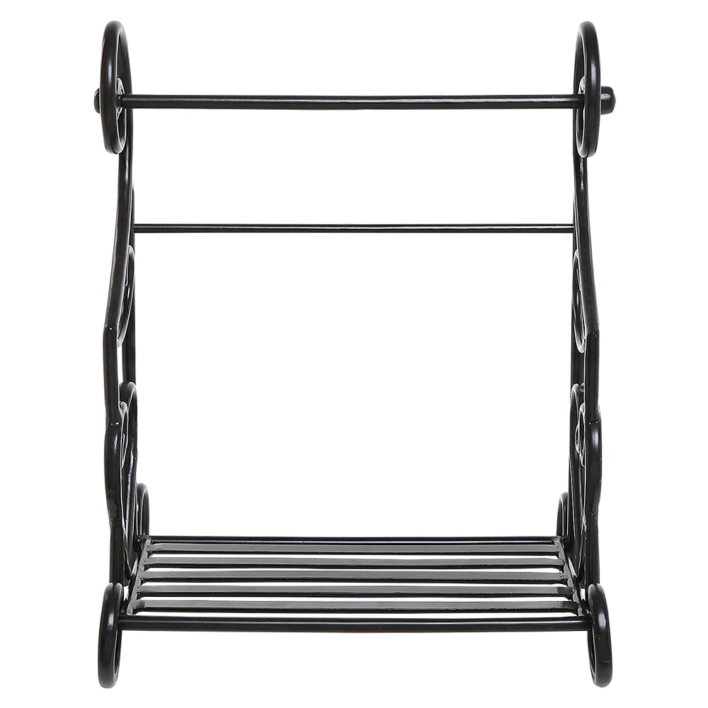 Lowestbest Freestanding Paper Towel Holder, Metal Kitchen Countertop Stand with Spice/Condiment Shelf Rack Lowestbest Freestanding Paper Towel Holder, Metal Kitchen Countertop Stand with Spice/Condiment Shelf Rack