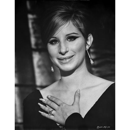 Barbra Streisand Portrait With Hand On Chest Photo Print (24 x 30