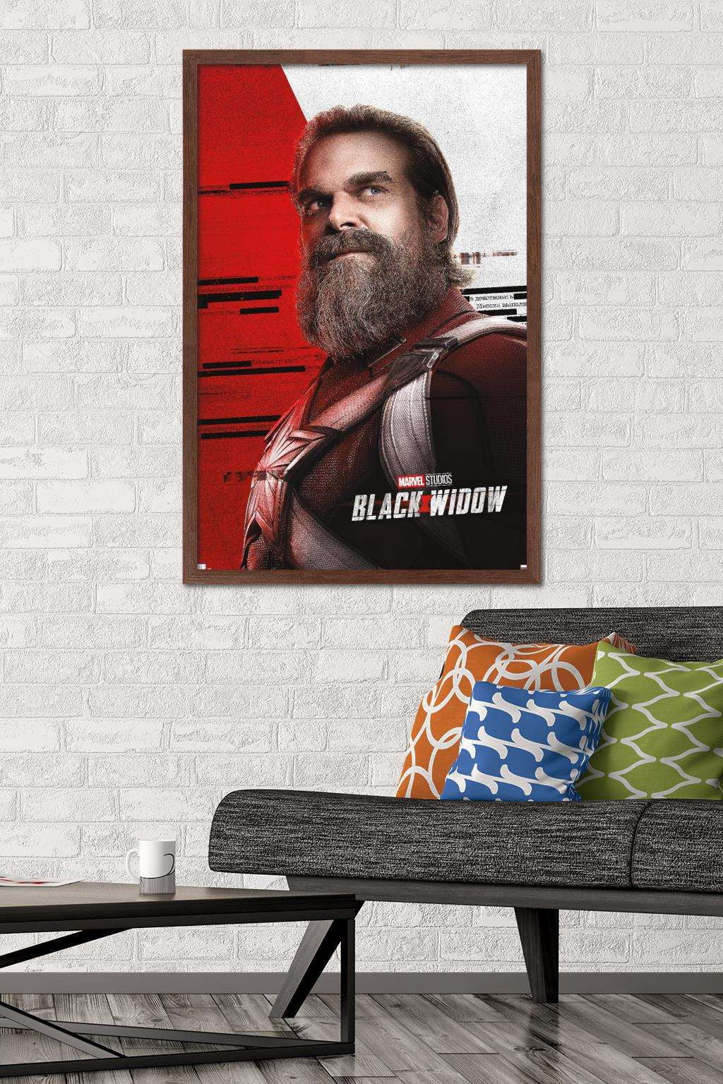 Marvel Cinematic Universe - Black Widow - Red Guardian Wall Poster, 22.375" x 34", Framed