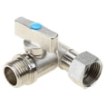 thumbnail image 3 of lixuesong 20mm Tees Stop Valves 3 Way Diverters Connector Toilet T Adapter for Dishwasher Washing Machine Easy to Use, 3 of 3