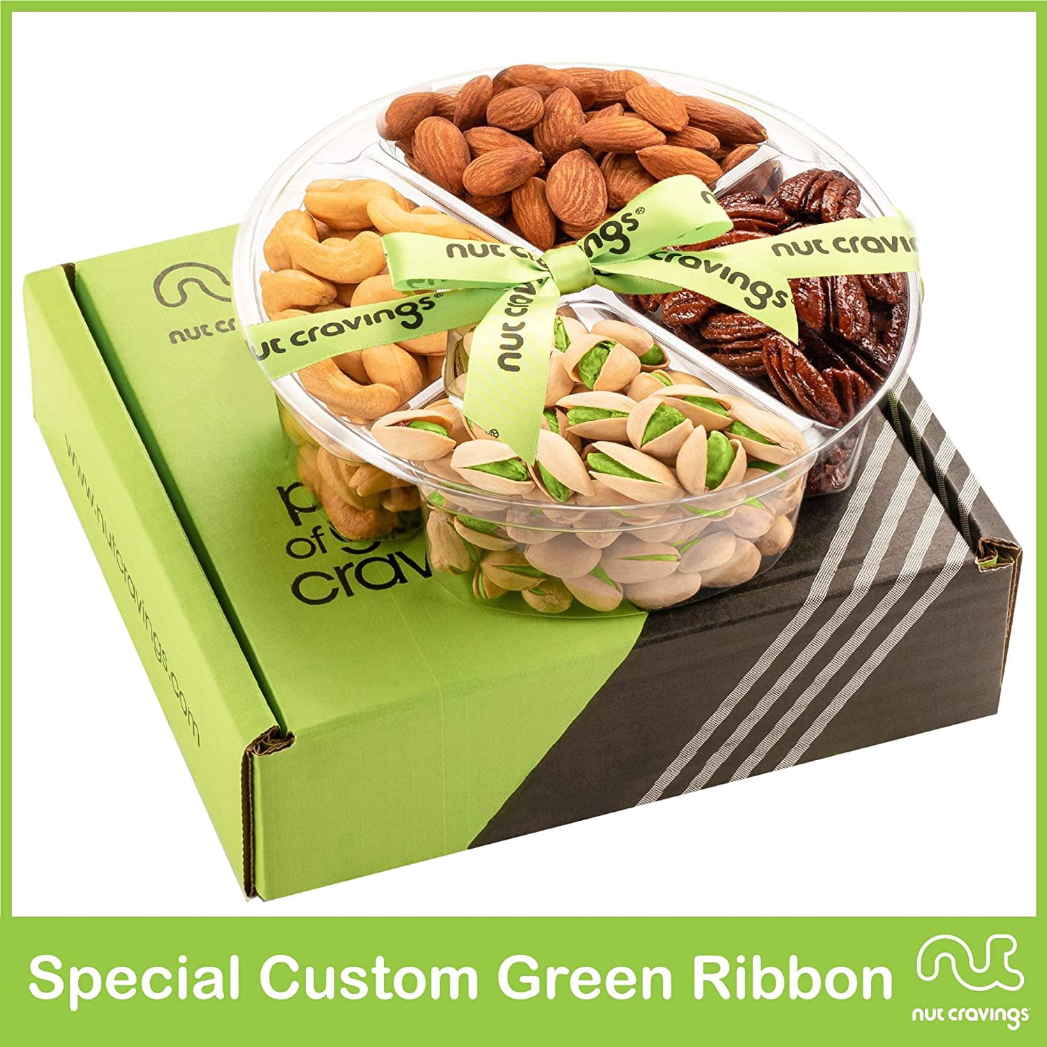 Nut Cravings Gourmet Get Well Soon Gift Basket - 7 Assortments Of Nuts ...