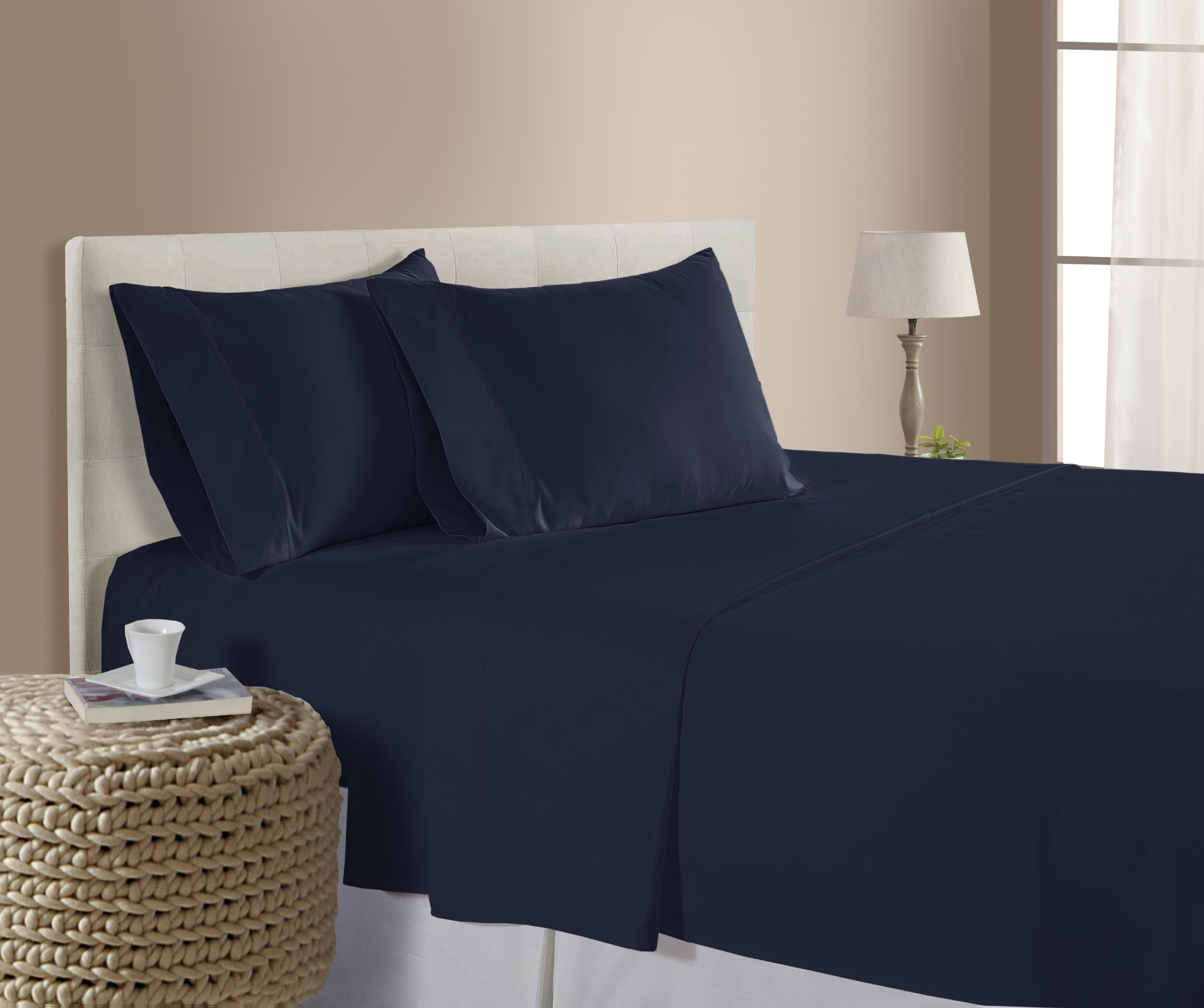 500 Thread Count 100 Pima Cotton Ultra Soft 4 piece Sheet Set , Full