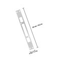 thumbnail image 2 of SOPOTUTU 4 Pcs Plaques de Frappe en Acier Inoxydable pour Portes Extérieures Protection de Loquet Usage Commercial 10.2x1.2x0.3in, 2 of 8