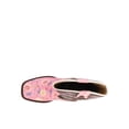 thumbnail image 4 of Roper Girls Glitter Floral Embroidered Square Toe Cowboy   Mid Calf Boots, 4 of 5