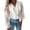 White, variant on Womens Casual Tops Cropped Casual Summer Top Solid Color Ruffles V Neck Blouse Puff Sleeve Shirts for Women Womens Basic Tshirts Xxxl