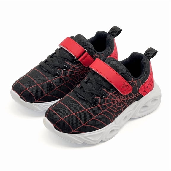 Kids Mesh Athletic Sneakers Breathable Lightweight Boys Girls Tennis Running Walking Shoes Toddler Sport Shoes with Adjustable Hook & Loop