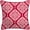 Z6 Red Medallion, variant on Jordan Manufacturing 16" x 16" Red Medallion Square Outdoor Throw Pillow with Welt