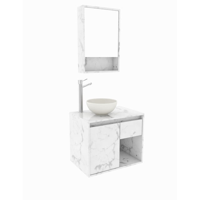 Combo Gabinete De Baño BERLÍN Y Botiquín Con Espejo