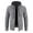 Light Gray_001, variant on Domuza Mens Full Zip Hoodie Long Sleeve Casual Fleece Lined Knit Cardigan Sweater Fall Winter Classic Fit Drawstring Hooded Sweatshirt Dark Gray 2XL