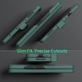 thumbnail image 7 of for Samsung Galaxy Z Fold 4 Case (2022) with Hinge Protection, Slim Fit Matte PC Cover Protective Phone Case for Galaxy Z Fold4 5G - Green, 7 of 7