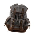 thumbnail image 1 of Mochila de lona informal para exteriores, ligera, para hombre y mujer, para senderismo y práctica. Gris, 1 of 9