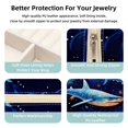 thumbnail image 3 of Starry Shark Travel Portable Square Jewelry Stand - Earring Organizer, Earring Holder, and Jewelry Box - Suitable for Girls and Women, 3 of 6