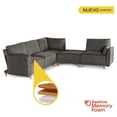 thumbnail image 2 of Sala Modular Makora Morelli Memory Foam Oxford Chenille De 5 Módulos, 2 of 10