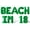 Green, variant on Letter Balloons - BEACH IM 18 16" Inch Alphabet Letters Foil Mylar Balloon 18th Birthday Party Banner (Black)
