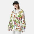 thumbnail image 5 of Kll Wild Exotic Birds And Flowers Print Men'S Women’s Upf 50+ Sun Protection Outdoor Hoodie Jacket Long Sleeve Fishing Hiking Performance Shirt- 3x-Large, 5 of 8