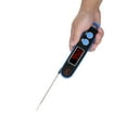 thumbnail image 2 of LED Digital Food Thermometer with 4.5-Inch 304 Stainless Steel Folding Probe, -50~300℃ Wide Range, 0.1℃ High Resolution, 3s Instant Read, Auto ON/OFF & 90s Auto-Off, Reversible Display, Magnetic Back, 2 of 6