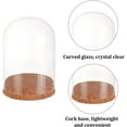 thumbnail image 2 of 1 Pc Glass Display Dome Cloche 3.54x4.92 Inch Cloche Bell Jar Terrarium with Cork Base Decorative Display Dome Case for Plants Flower Christmas Display Decoration Clear, 2 of 6