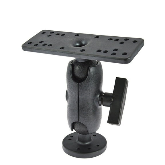 Zeiwohndc 360° Swivel Mount Marine Kayak Electronic Fish Finder Mount Fishfinder Plate