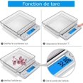 thumbnail image 4 of Precision Scale,500g/0.01g,0.01g,with Tare And Count Function,backlit Lcd Display (silver), 4 of 5