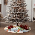 thumbnail image 6 of Bingfone Christmas Tree Skirt Mat Christmas Decoration Interior 48"-Gnome And Surfing, 6 of 8