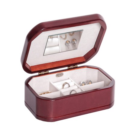 Morgan Wooden Jewelry Box, Cherry Finish