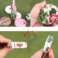 thumbnail image 2 of MasteelfCA 1.5m Fabric Wrap Tape Measure Retractable Ruler Portable Tapeline Sewing Tool (Small Flower), 2 of 7