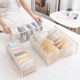 thumbnail image 3 of Jinsinto Closet Underwear Drawer Socks Storage Box 11 Compartments(black), 3 of 6