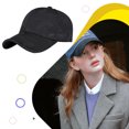 thumbnail image 4 of Gorra de béisbol casual ajustable deportiva Minnieouse Transpirable negro, 4 of 6
