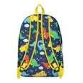 thumbnail image 4 of Watercolor Baby Dino Pattern Backpack – Cute Hand-Drawn Dinosaur Print Bookbag for School and Trips, 4 of 4