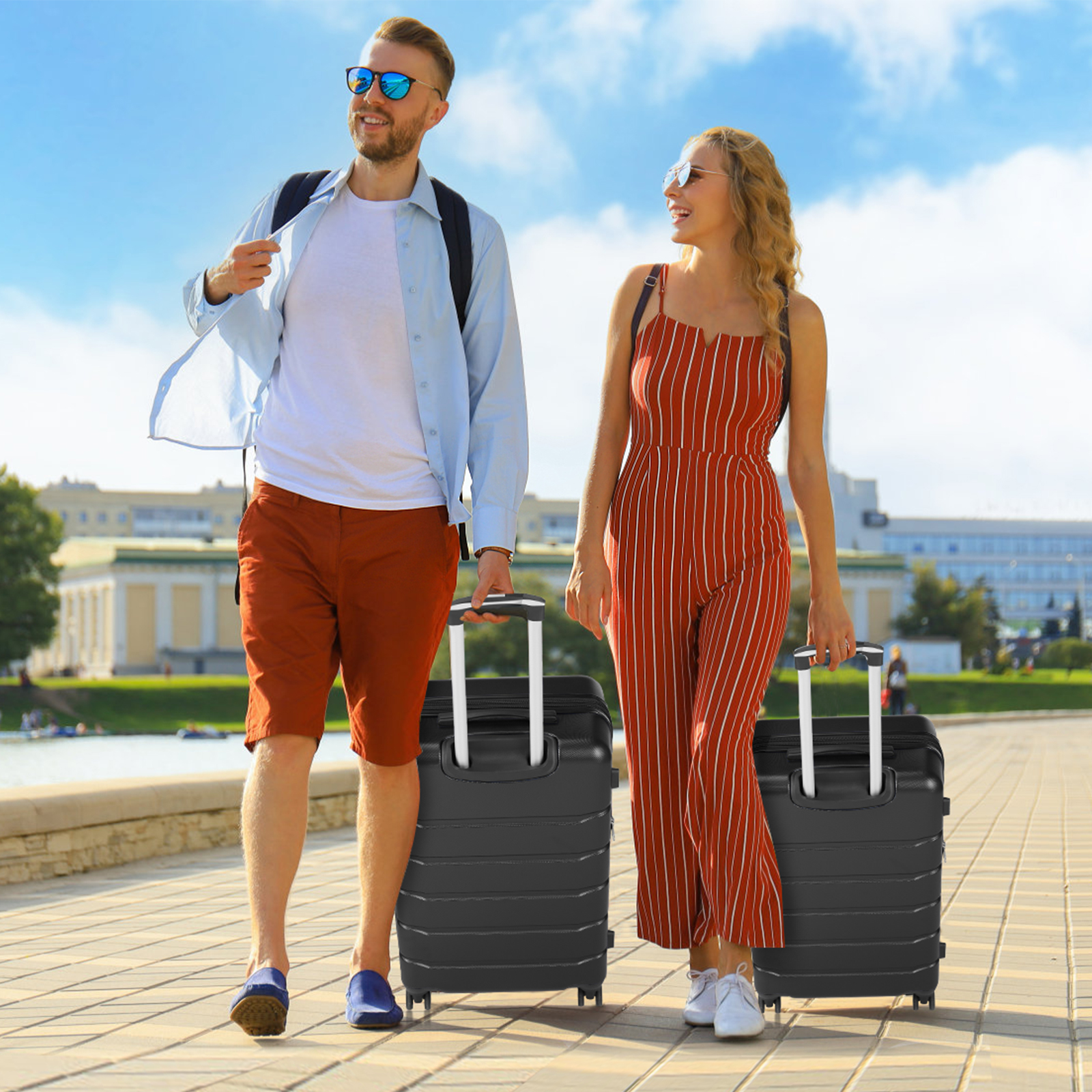LIFERECORD Carry-On Luggage, 28 inch Hard Shell Rolling Suitcase for Travel Expandable Lightweight with Spinner Wheels TSA Lock