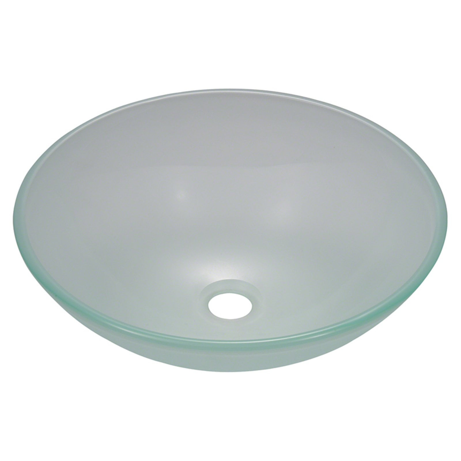 p206 Frosted Glass Vessel Sink