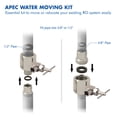 thumbnail image 4 of APEC Feed Water Adapter and Drain Saddle Valve for Undersink Water System (MOVEKIT), 4 of 6