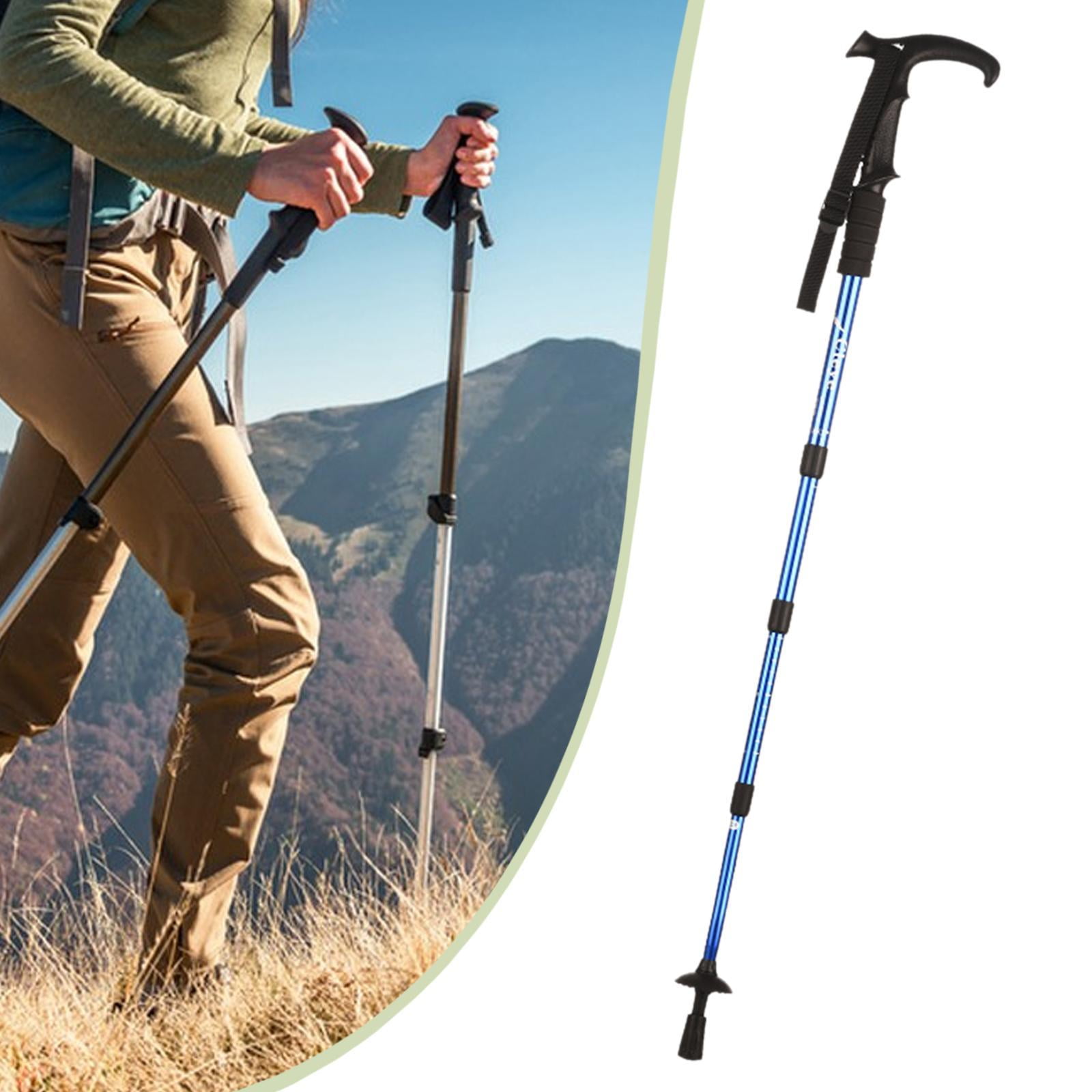 koolsoo Hiking Poles Crutch Anti Sweat Grips Strong Support,Accessories,Walking Cane for blue