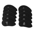thumbnail image 1 of Club Head Cover, 10pcs  Iron Covers Set Nylon Mesh Soft Lining Protective  Iron Covers Set, 1 of 8