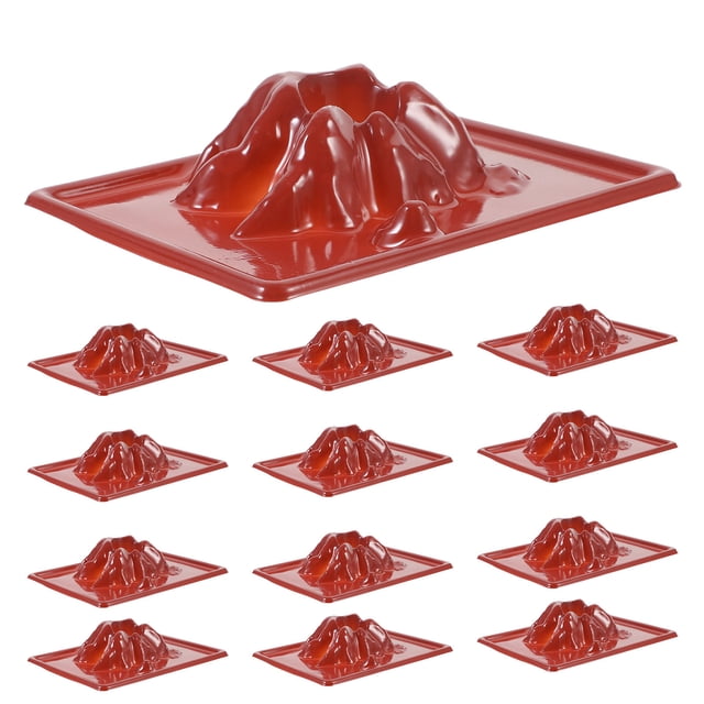 AURARMLET 20Pcs Practical Brown Volcano Science Model for DIY Eruption Experiment and Decor