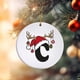 thumbnail image 5 of Adorno con nombre y letra, adorno con inicial familiar, adorno personalizado, adorno navideño con nombre familiar, regalo de Navidad, 5 of 7