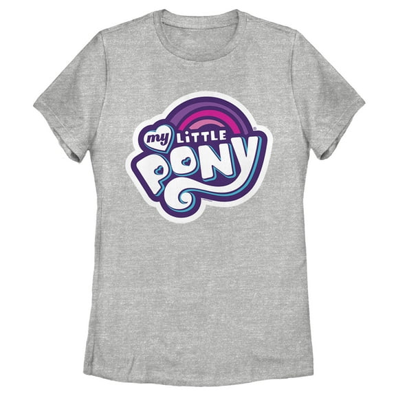 Women's My Little Pony Classic Logo Graphic Tee Athletic Heather Large