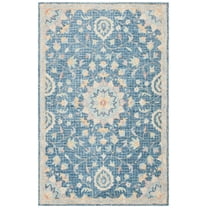 Safavieh BLOSSOM, NAVY / MULTI, 5' X 8', Area Rug, BLM813N-5