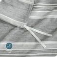 thumbnail image 7 of Bare Home Luxury Duvet Cover and Sham Set - Premium 1800 Collection - Ultra-Soft - Full, Stripe - Heathered Charcoal, 3-Pieces, 7 of 7
