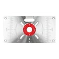 thumbnail image 3 of GoolRC Router Table Insert Plate Aluminum Machine Engraving Flip Board with 4 Rings for Woodworking Black, 3 of 7