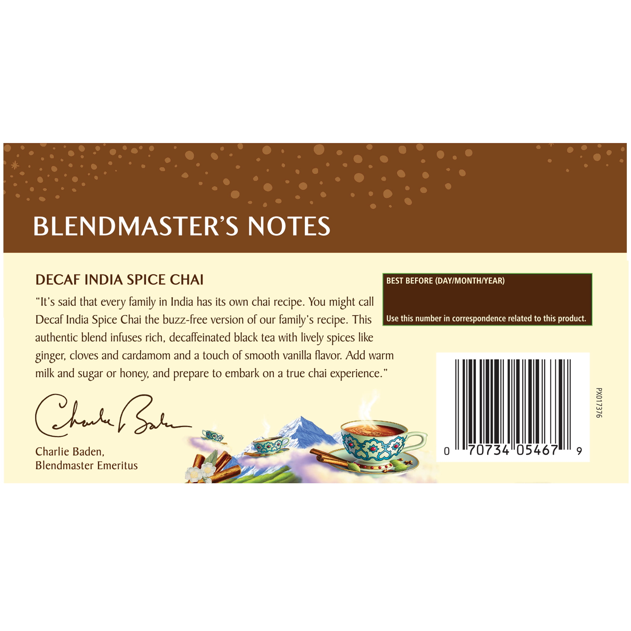 Celestial Seasonings Decaf India Spice Chai Black Tea Bags (20 Count)