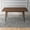 Brown + Wood, variant on Levi Modern Style Solid Wood Rectangular Dining Table for 4-6 People, Brown Finish, 63L x 29.5W x 29.5H, Mid-Century Dining Kitchen Table for Small Spaces