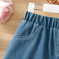 thumbnail image 4 of Summer Shorts Girls 5-6 Years Denim Shorts Summer Denim Shorts With Embroidery Cute Casual Shorts For Little Girl, 4 of 4