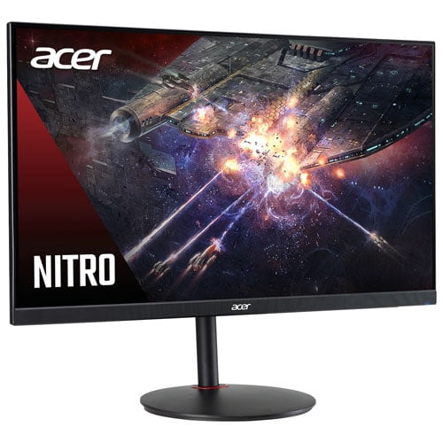Acer Nitro XV240Y 23.8" IPS FHD 180Hz Gaming Monitor| 0.5ms | FreeSync Premium | Height adjust swivel tilt| DP| HDR10 | Speakers - Excellent Recertified with min 1 Year Acer Manufacturer Warranty
