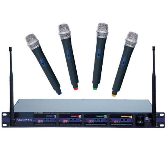 VocoPro UHF5800 4Channel Wireless Microphone System