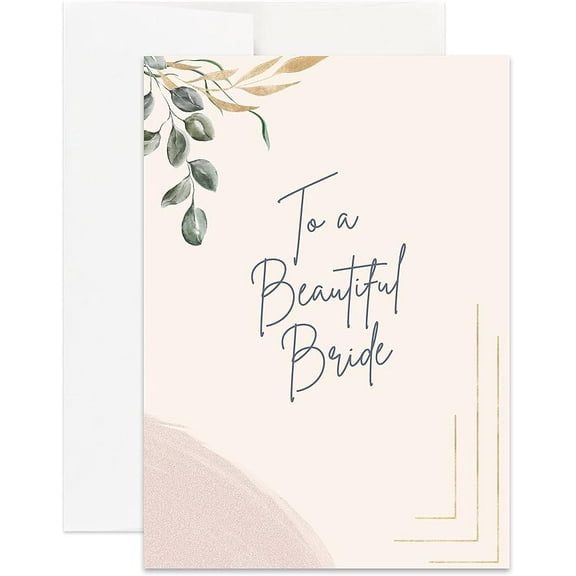 Christian Bridal Shower Card | To A Beautiful Bride