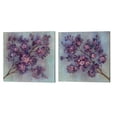 thumbnail image 2 of Twilight Cherry Blossoms by Silvia Vassileva Canvas Art Set of 2 14 inch X 14 inch Each, 2 of 4